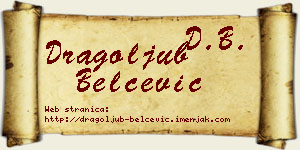 Dragoljub Belčević vizit kartica
